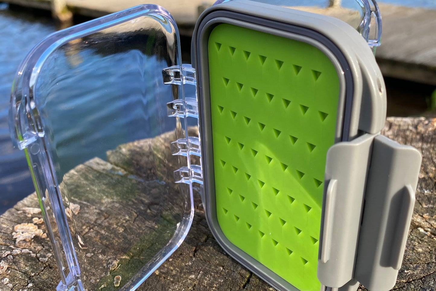 Pocket Size Silicon Double Sided Waterproof Fly Box