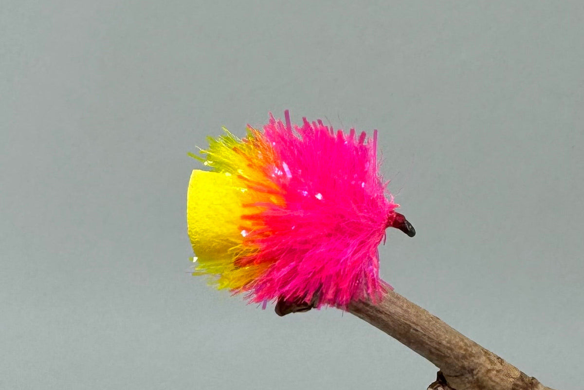 Hot Pink & Yellow Fab X 3 (Barbless)