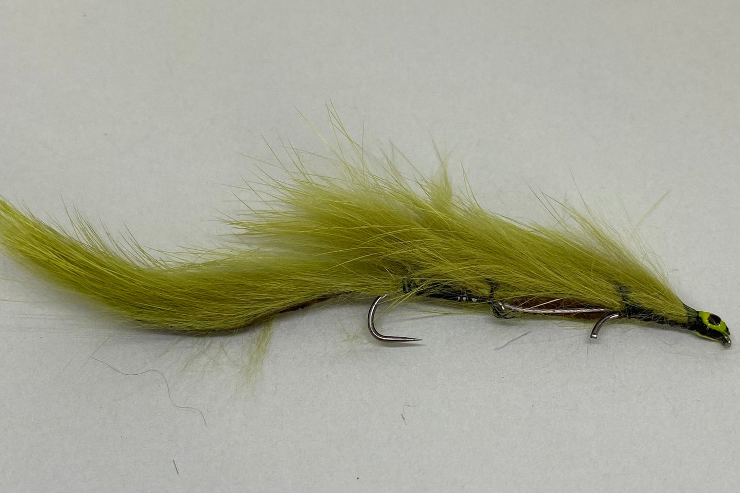 Olive Snake - Single Middle Hook (Barbless) X 1