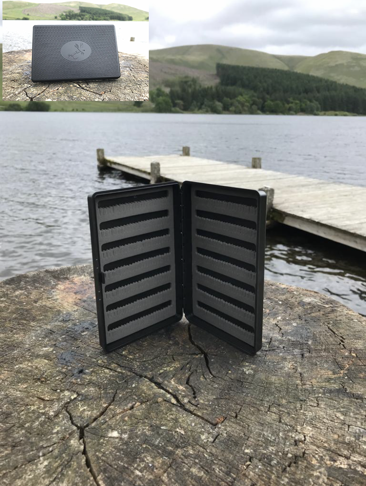 Slim Black Or Green Fly Box