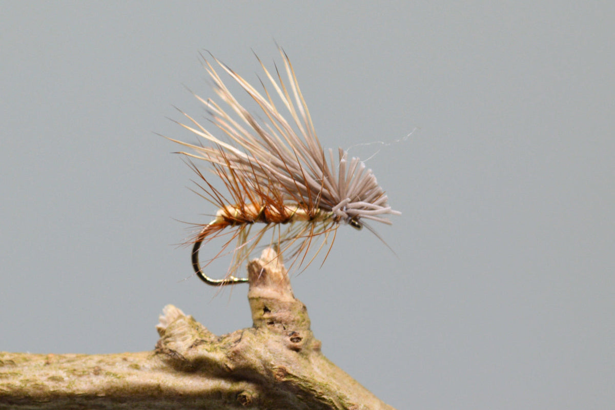 Tan Elk Hair Caddis X 3 (Barbed & Barbless)