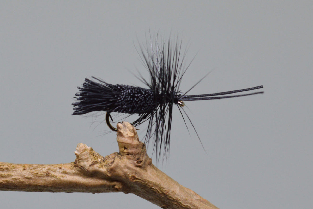 All Black G & H Sedge X 3 (Barbed & Barbless)
