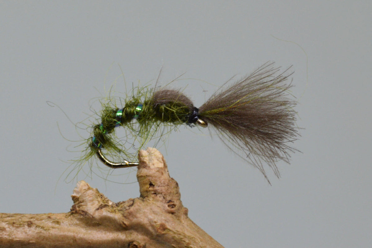 CDC Olive Shuttlecock Buzzers X 3 (Barbed & Barbless)