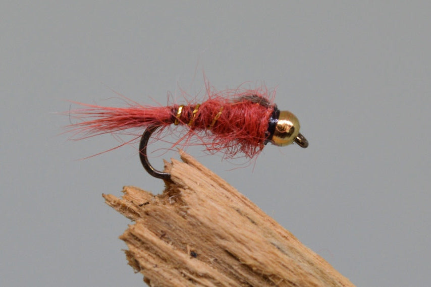 Gold Head G.R.H.E. Claret X 3 (Barbed)