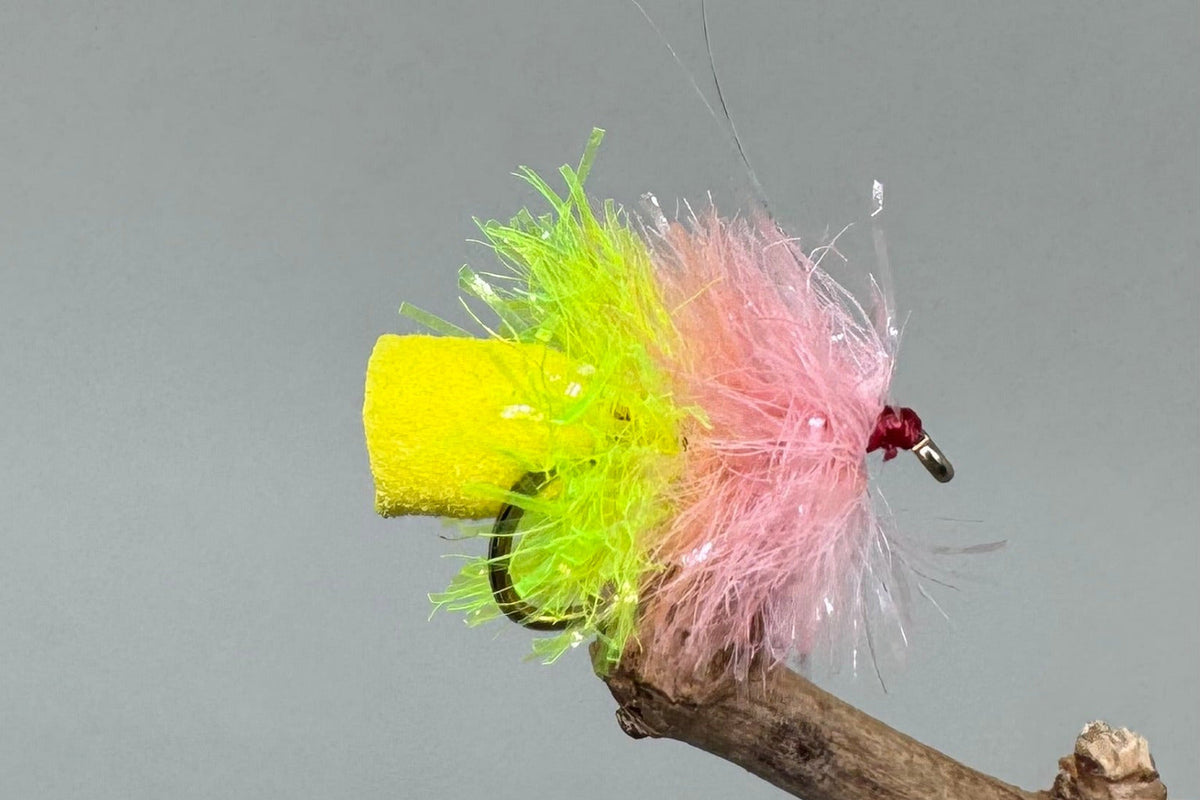 Coral & Chartreuse Fab X 3 (Barbed)