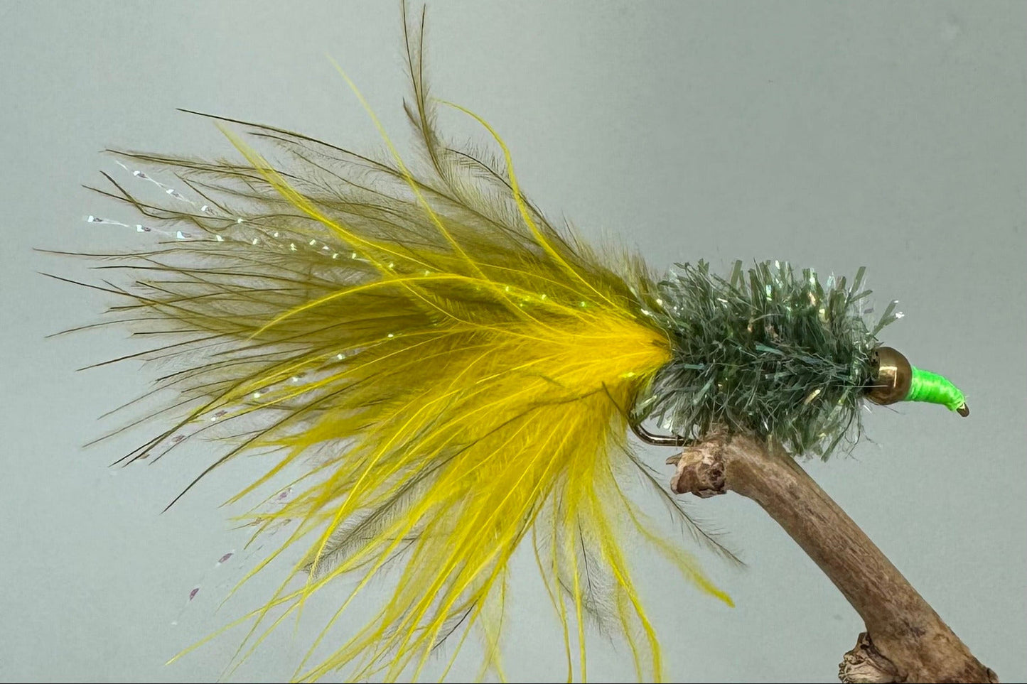 Gold Head Dawson Olive Nomad X 3 (Barbed)