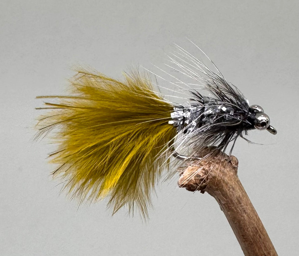 Silver & Olive Humungous Mini X 3 (Barbed)