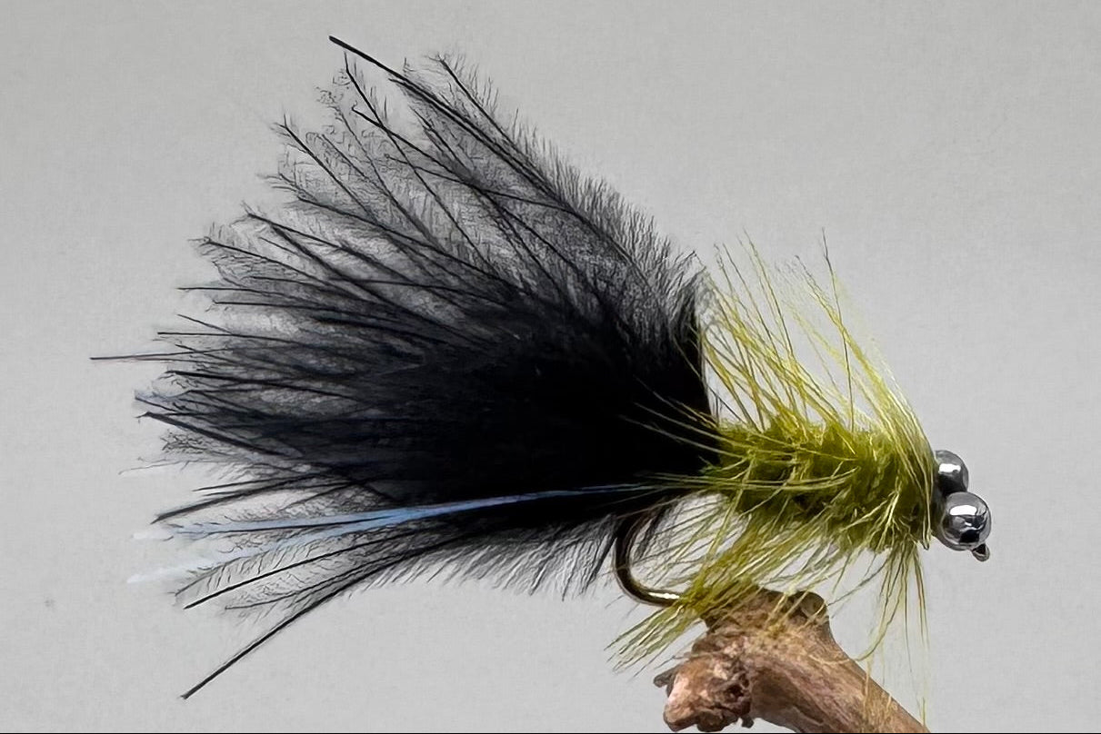 Olive & Black Humungous Mini X 3 (Barbed)