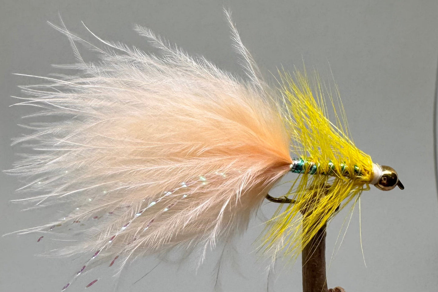 Gold Head Peach Tail Dancer X 3 (Barbed)
