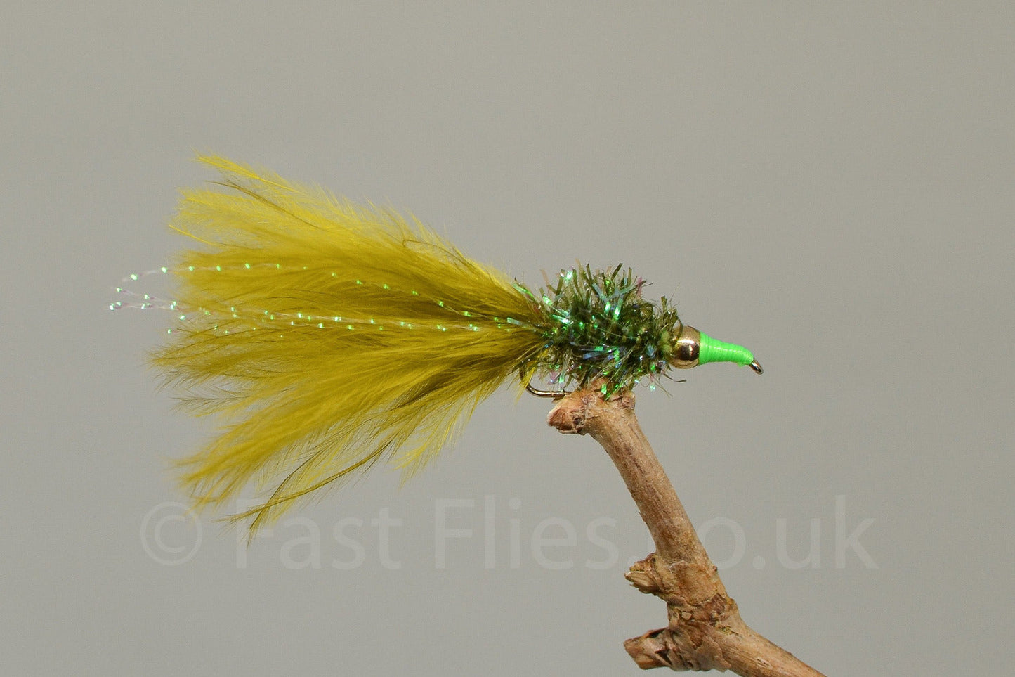 Gold Head Dawson Olive Nomad Lime Nose Mini X 3 (Barbed)