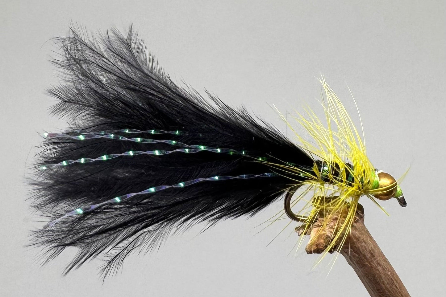Gold Head Mini Black Dancer X 3 (Barbed)
