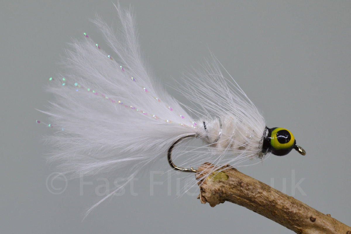 Lead Head White Dog Nobbler X 3 (Barbed)