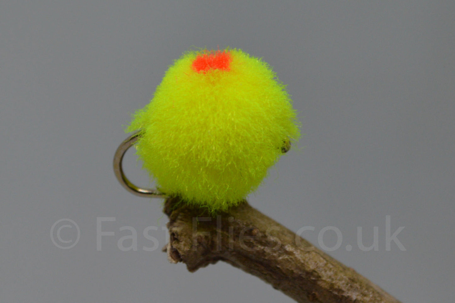 Chartreuse Flame Dot Eggs X 3 (Barbed & Barbless)