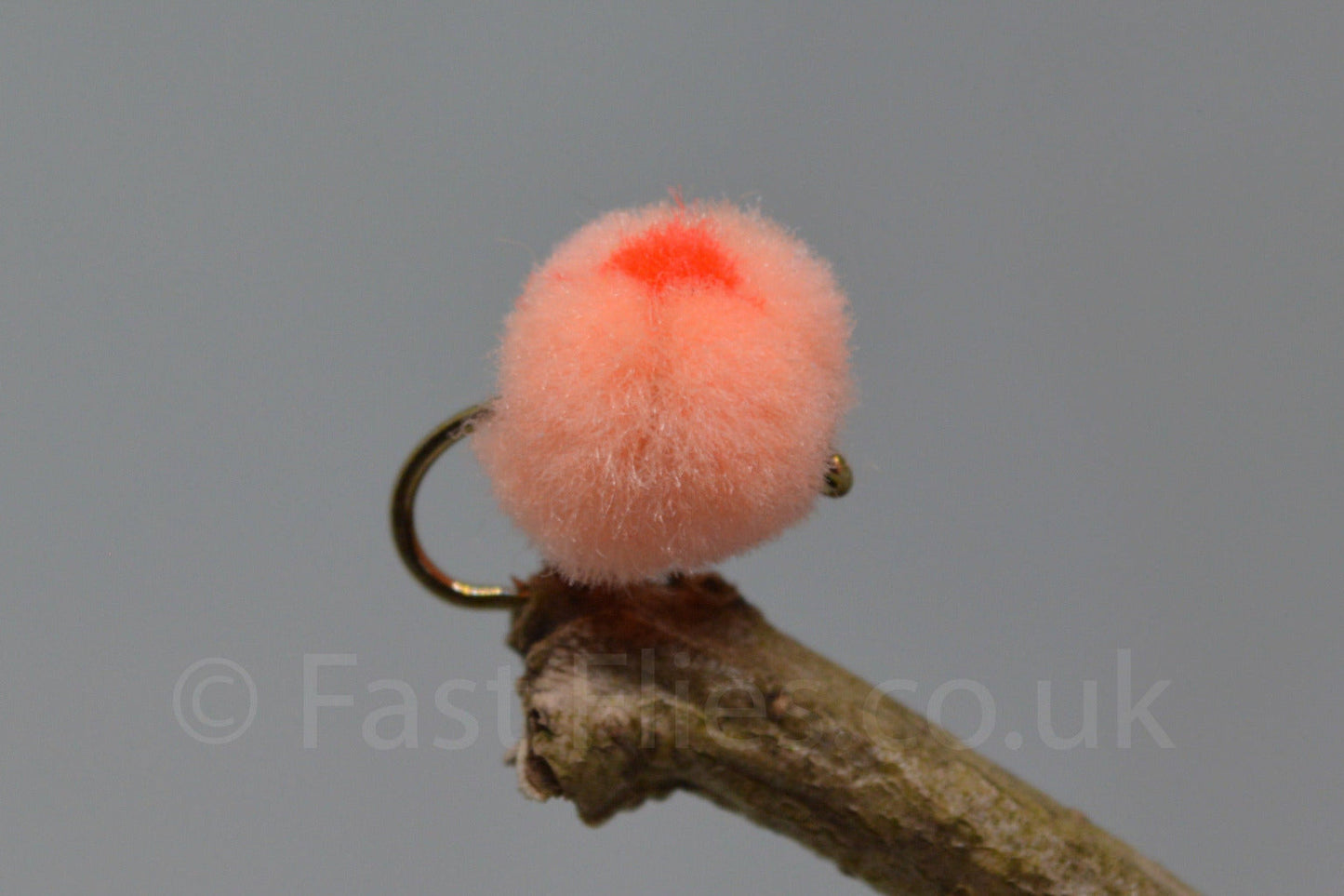Peach Flame Dot Eggs X 3 (Barbed & Barbless)