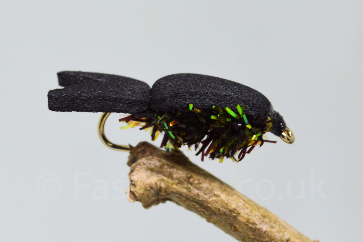 Floating Fry Black X 3 (Barbed & Barbless)
