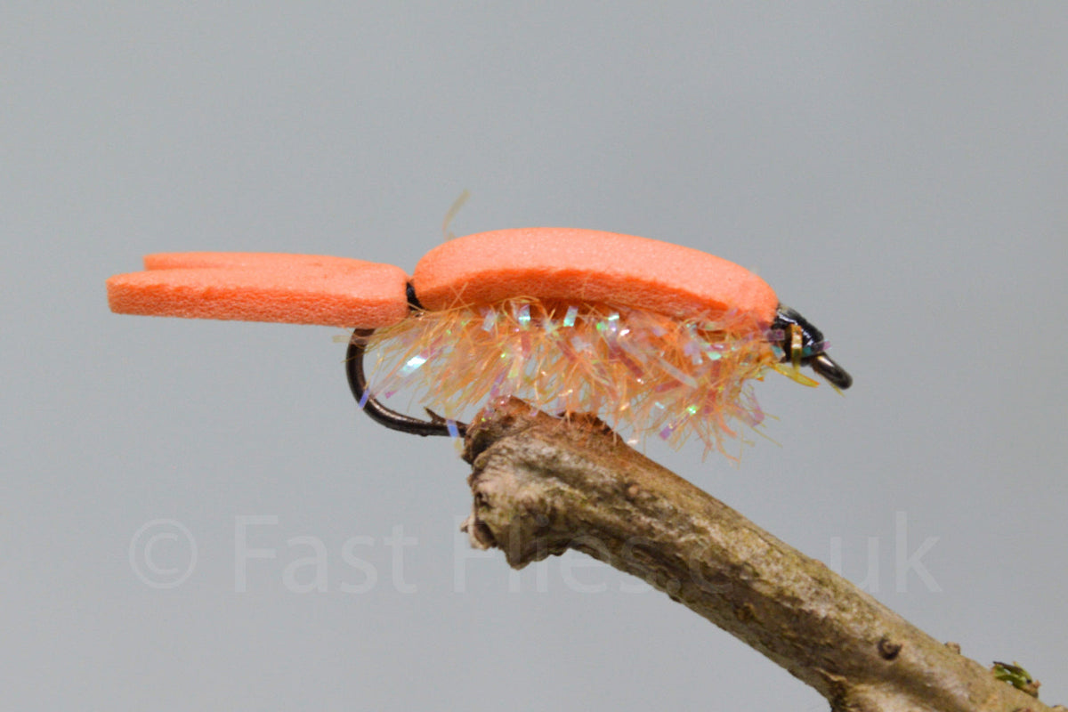Floating Fry Orange X 3 (Barbed Or Barbless)