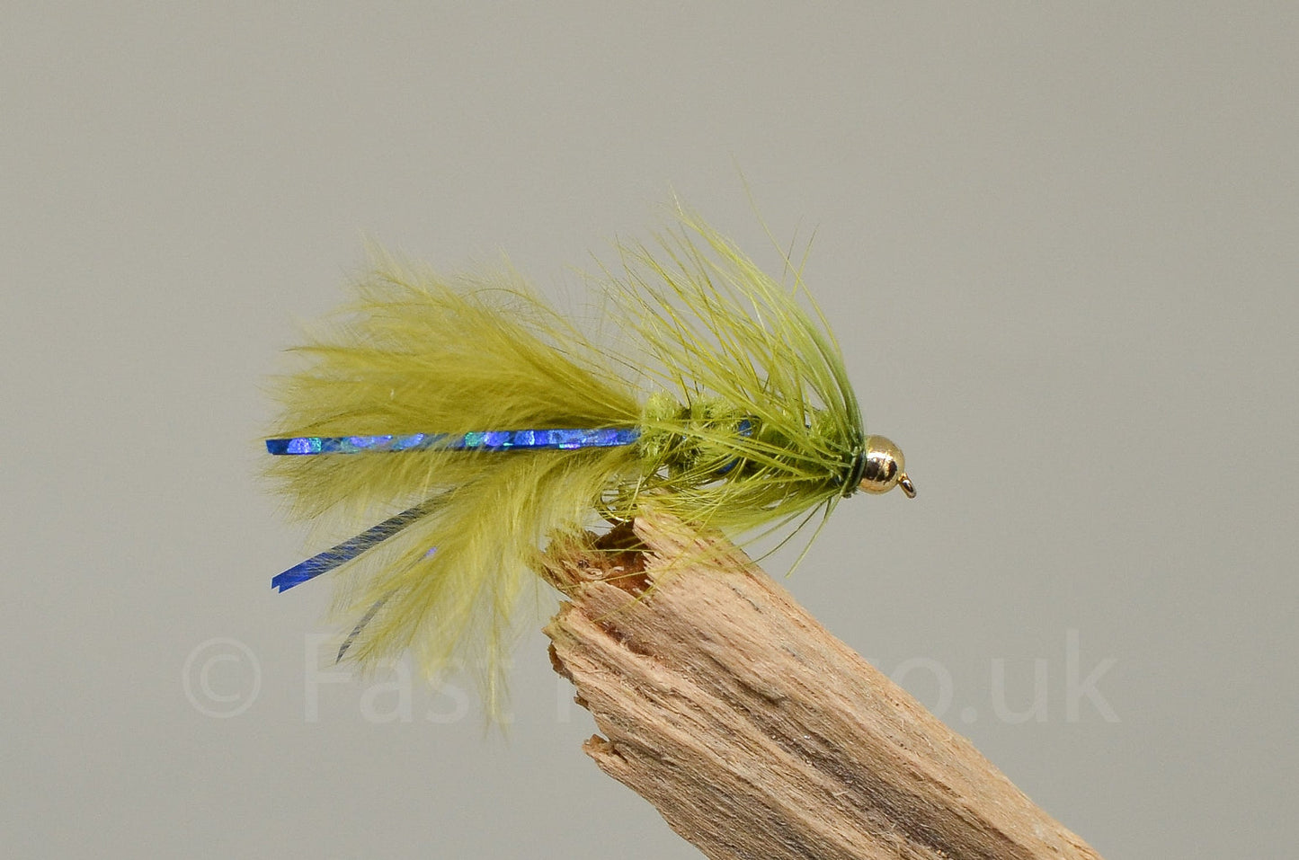 Gold Head Blue Flash Damsel X 3 (Barbed)