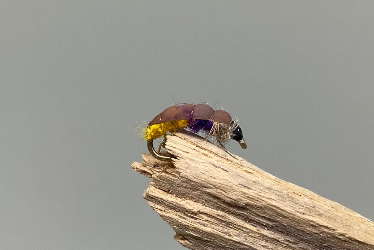 Amber & Purple Czech X 3 (Barbed)