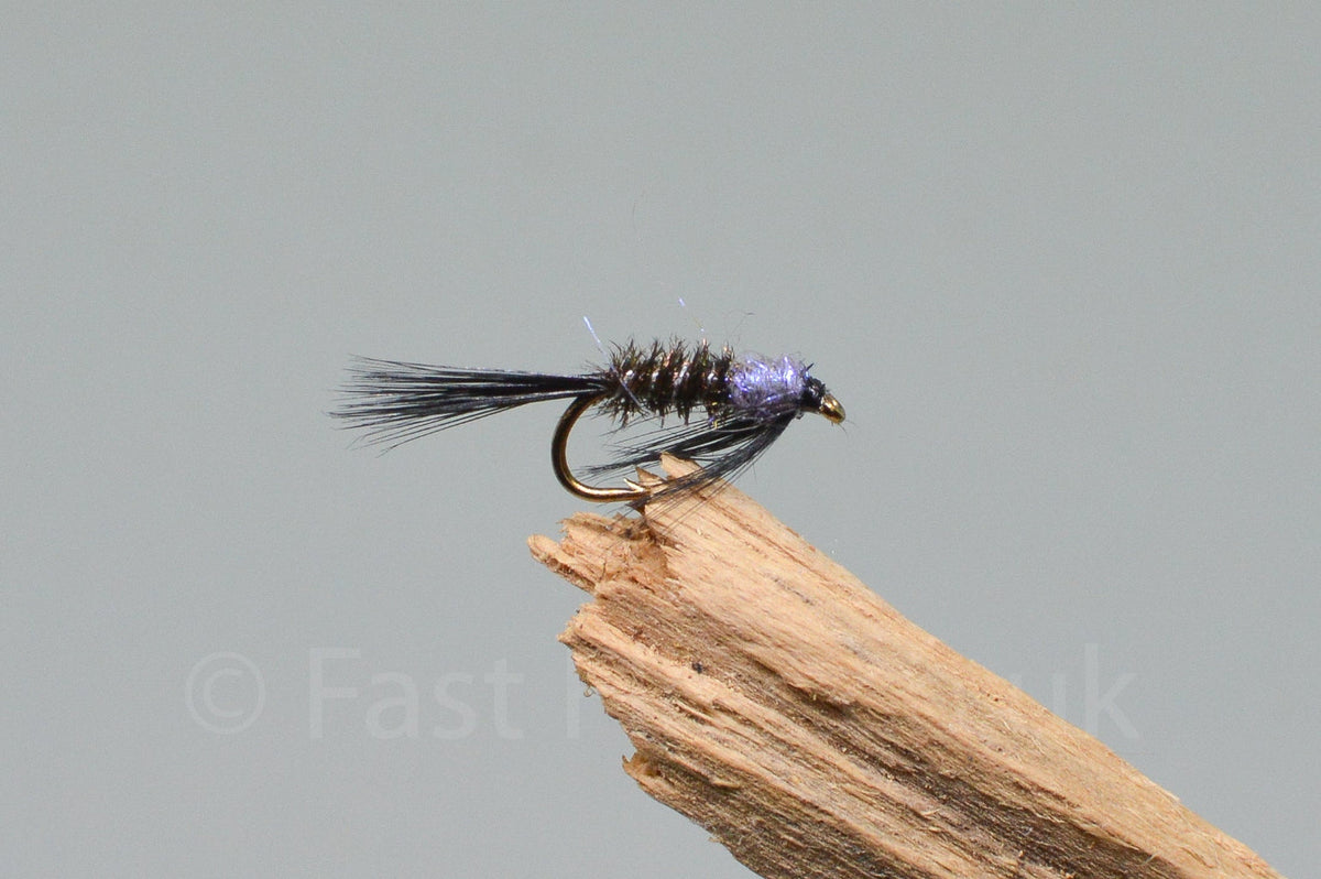Diawl Bach UV Black & Purple X 3 (Barbed Or Barbless)
