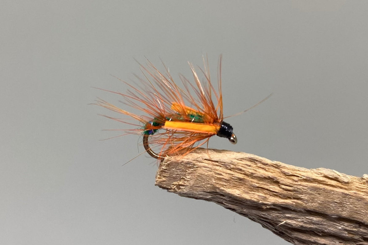Green & Orange X 3 (Barbed)