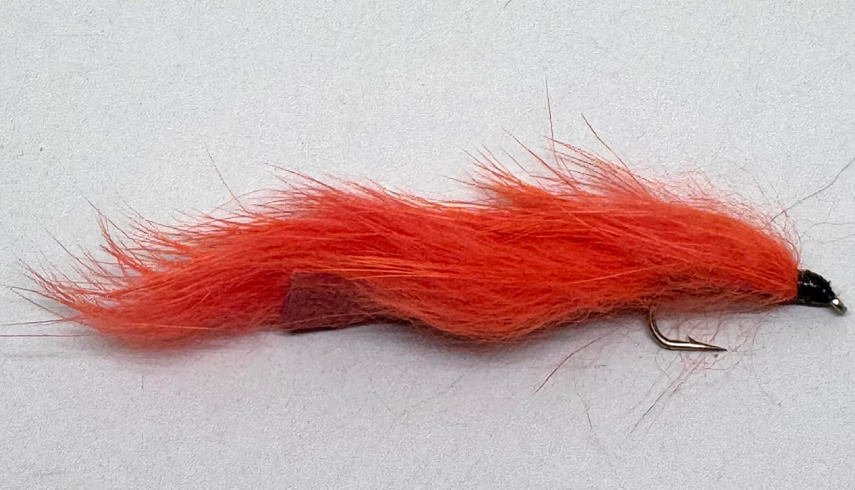 Orange Snake Small - Single Hook (Barbed) X 1