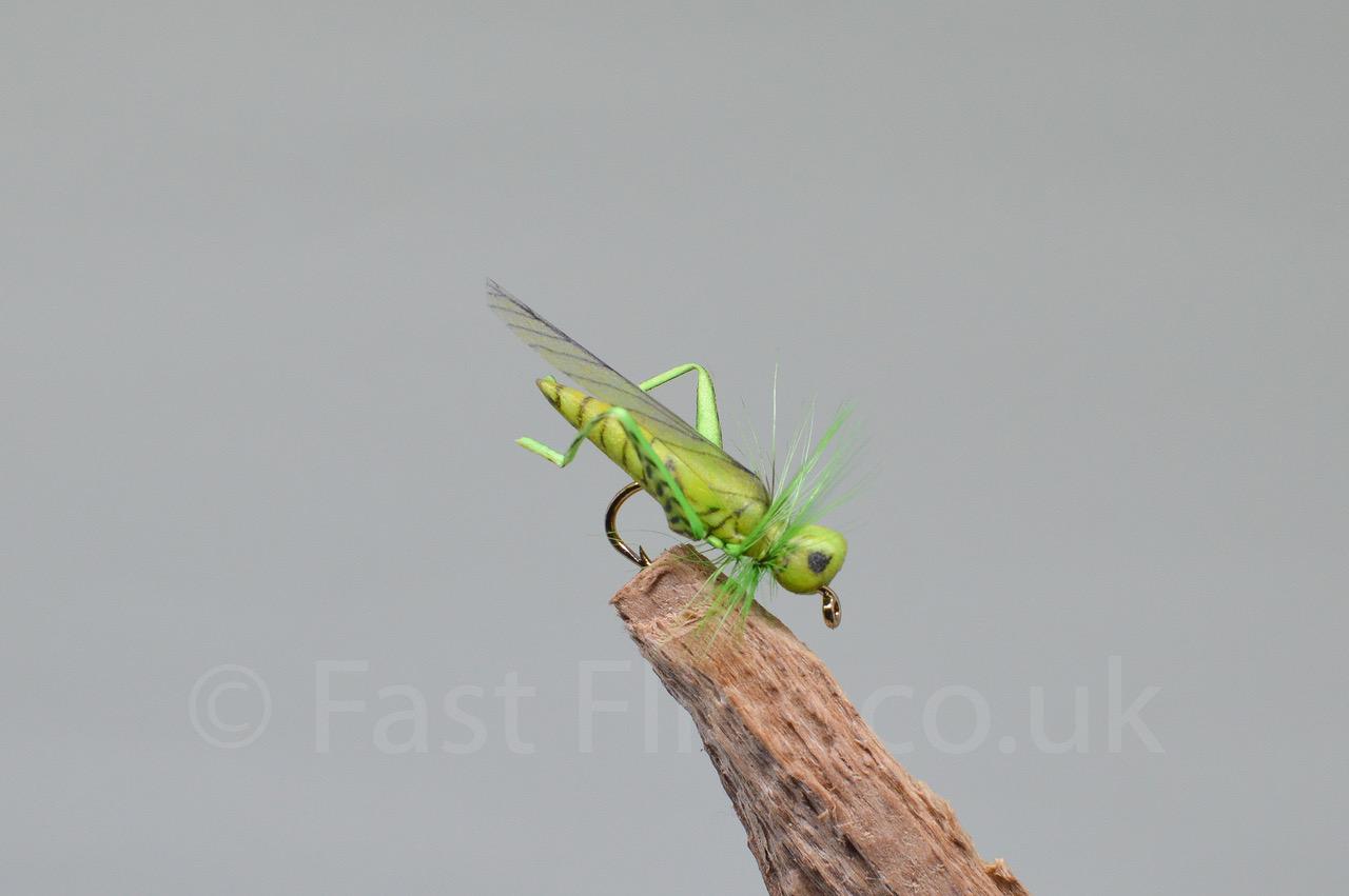 Flying Hopper Green (Barbed)