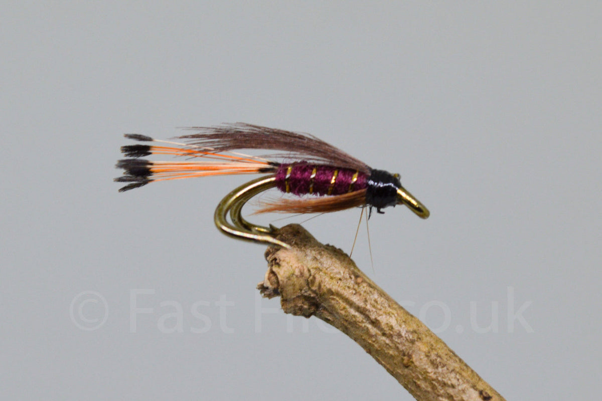 Mallard & Claret / Wee Double (Barbed)