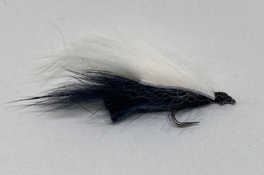  Black & White Snake - Single Hook (Barbless) X1