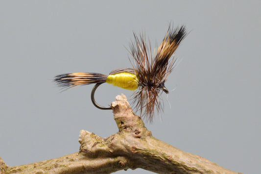  Yellow Humpy X 3 (Barbed & Barbless)