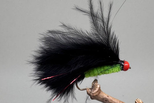  Red Head Black/Green Cats Whisker X 3 (Barbed)