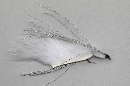  White & Silver Snake X 1 (Barbed)