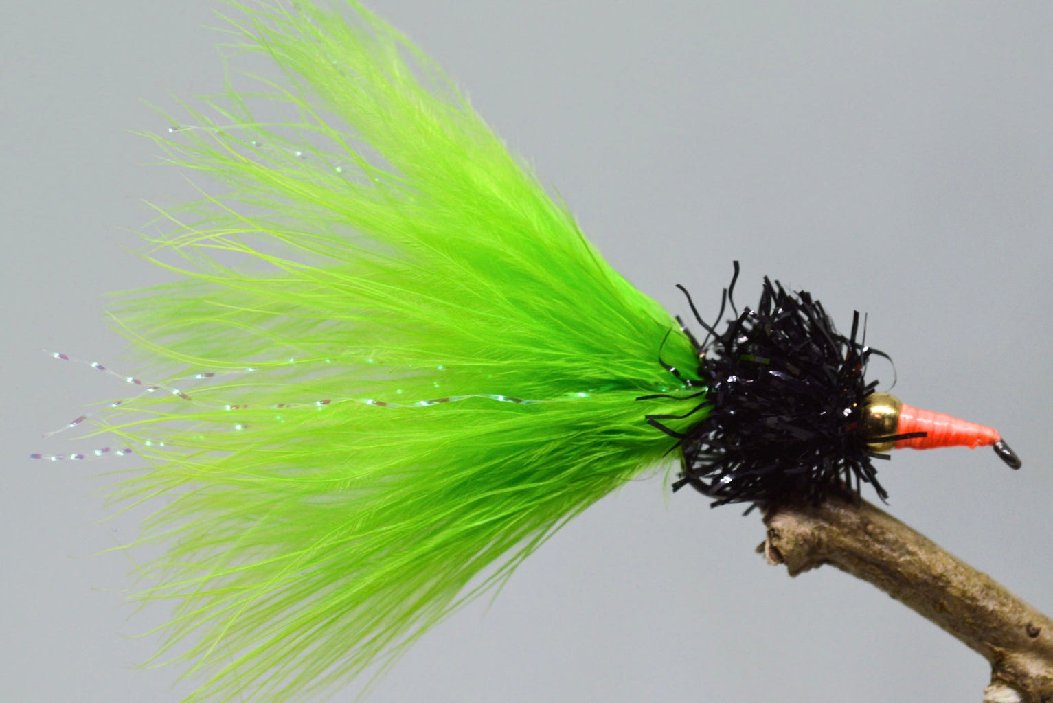  Green & Black Nomad With Orange Nose X 3 (Barbed)