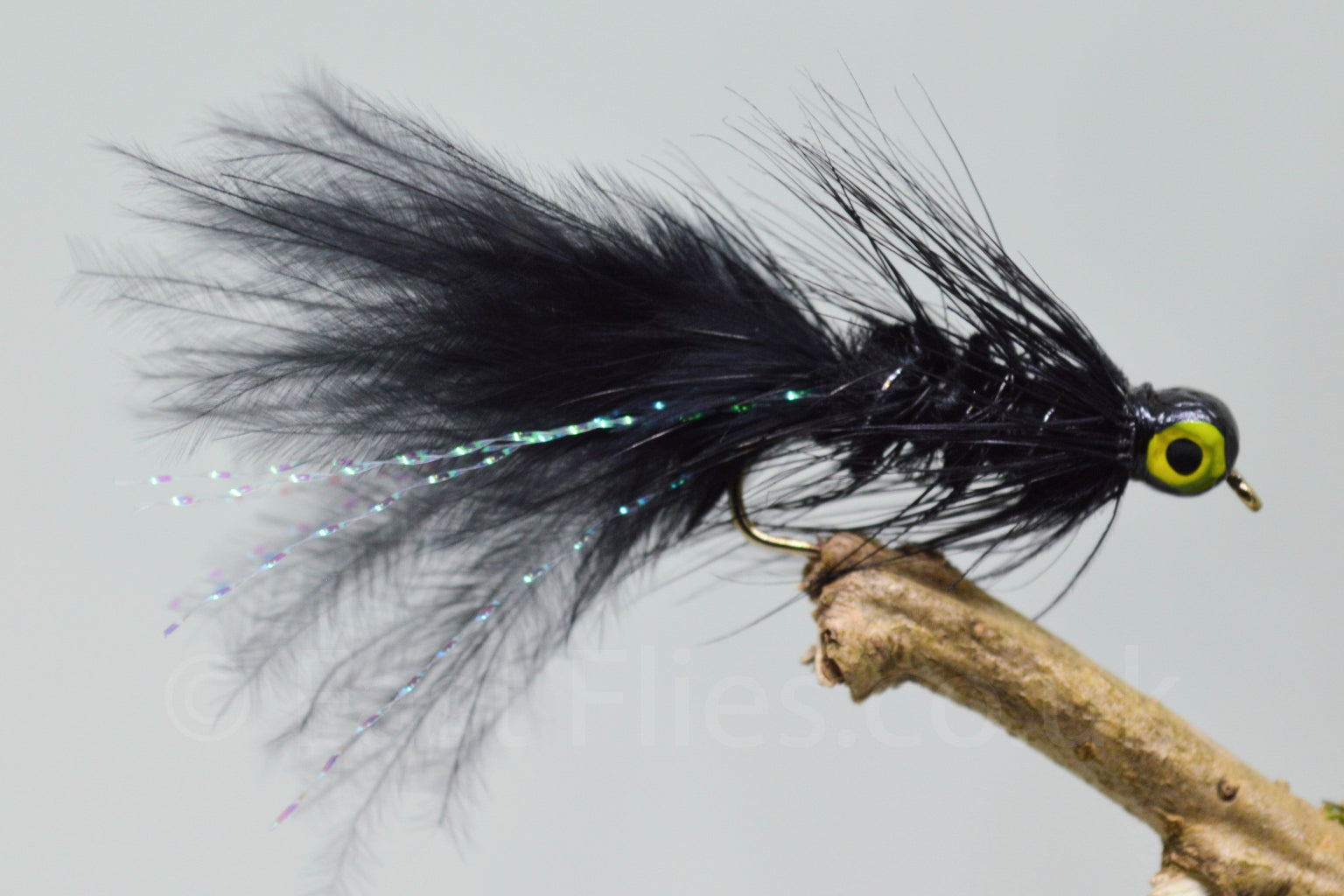 Lead Head Black Dog Nobbler X 3 (Barbed)