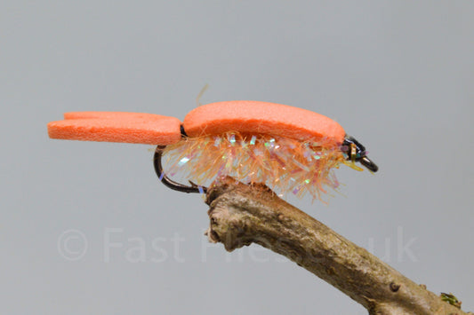  Floating Fry Orange X 3 (Barbed Or Barbless)