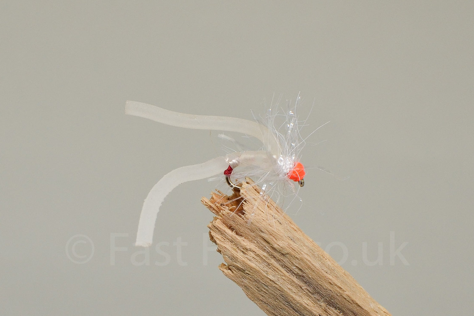  White / Clear Squirmy Worm X 3 (Barbed Or Barbless)