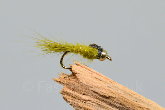  Gold Head G.R.H.E. Olive X 3 (Barbed)