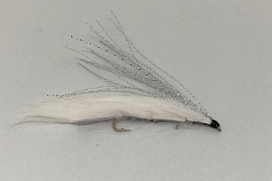 White & Silver Snake X 1 (Barbed)