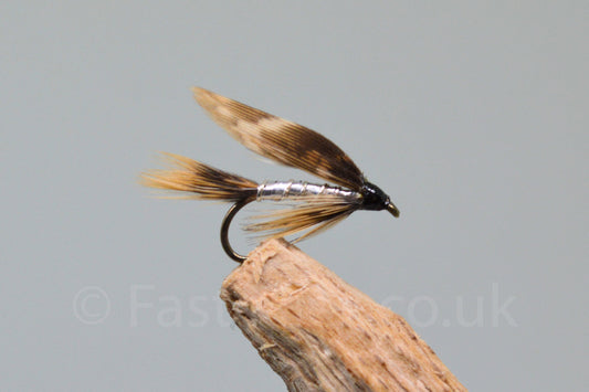 Silver March Brown X 3 (Barbed)